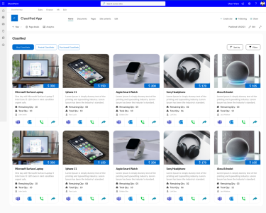 Listing Dashboard - User Listing Dashboard - User